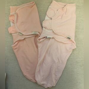 NWOT, 2 KeaBabies Pink Baby Swaddle